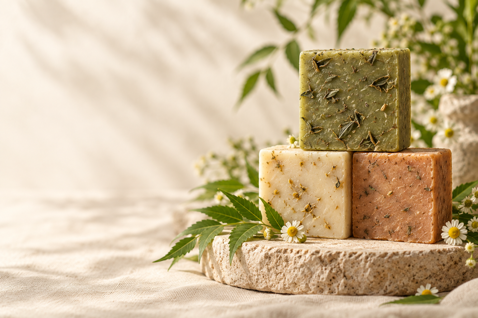 Botanical soaps made with care